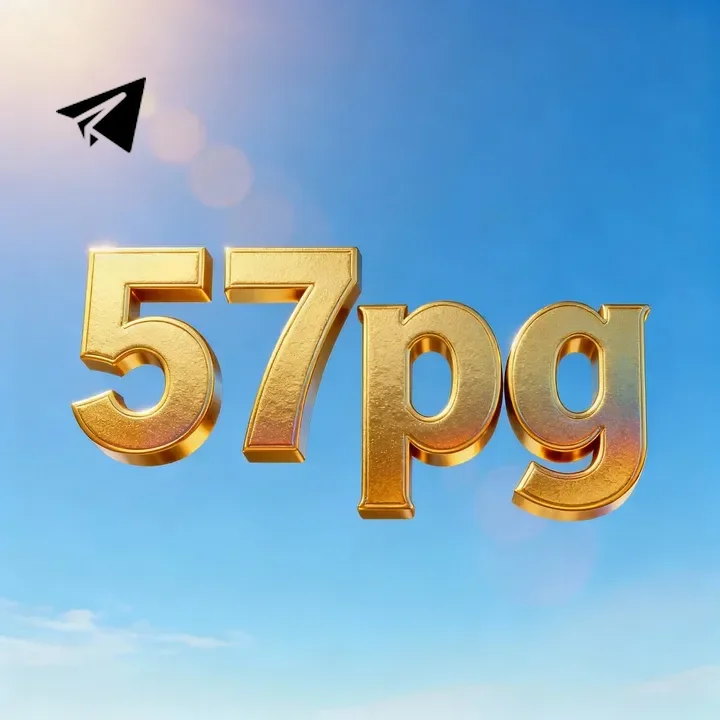 Canal oficial da 57pg no Telegram